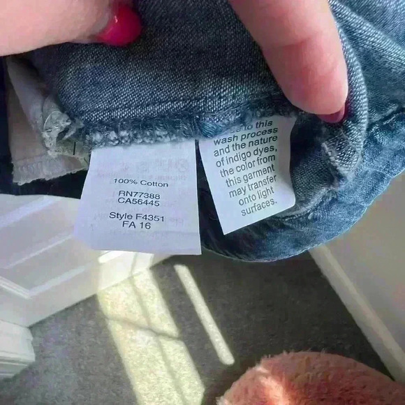 Madewell Denim Dress with Tassle Size S Small - Picture 7 of 8